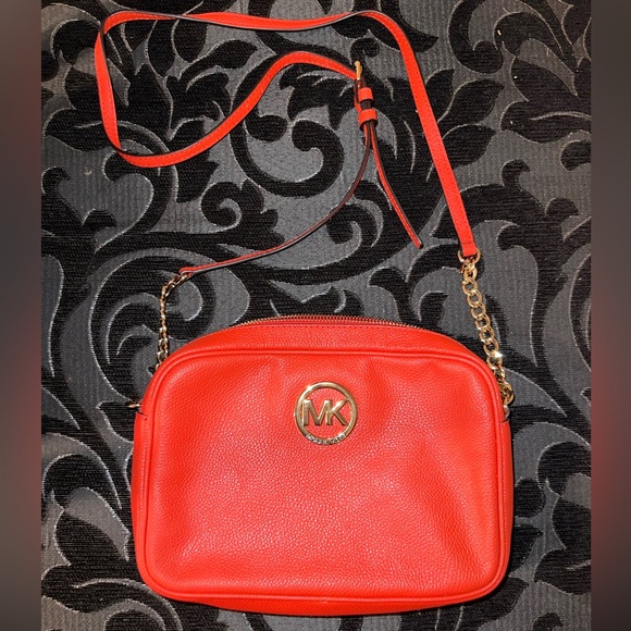 Michael Kors Red Crossbody Bag - Picture 1 of 6